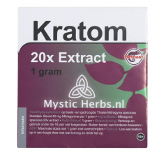 Kratom 20X Extracto - 1 gramo